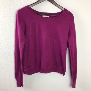 Pearl Womens Sweater, Purple Medium